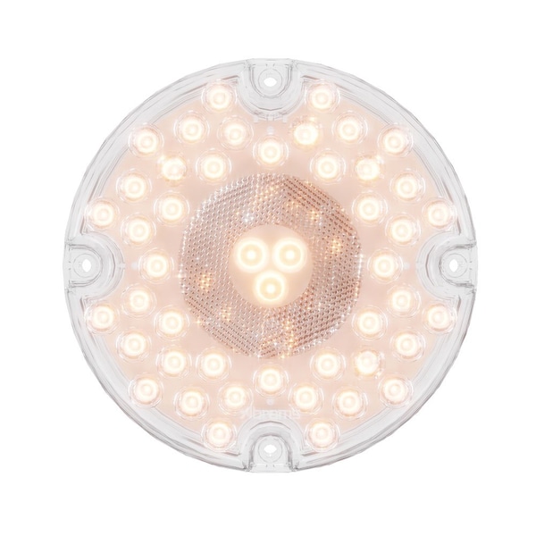 7" Round - 47 LED Bus Back Up Reverse Light - White